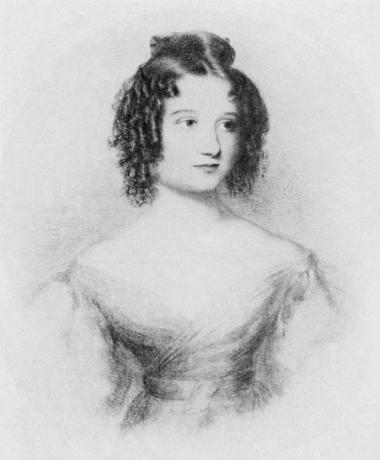 17-aastase Ada Byroni (Augusta Ada King-Noel, Lovelace'i krahvinna) joonistus Lord Byroni tütrest.