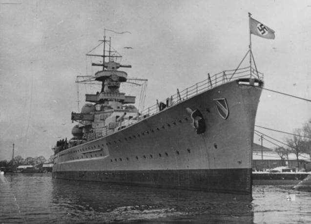 Scharnhorst köitis muuli kinni.