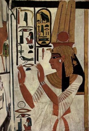 Kuninganna Nefertari seinamaaling, c. 1298-1235 B.C.