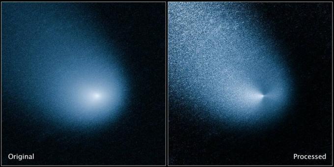 Hubble'i kosmoseteleskoobi poolt nähtud komeet