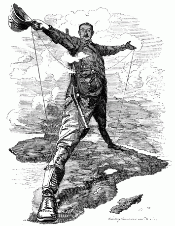 Rhodose koloss: Cecil John Rhodes'i karikatuur