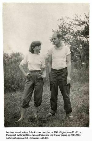 Foto Lee Krasner ja Jackson Pollack