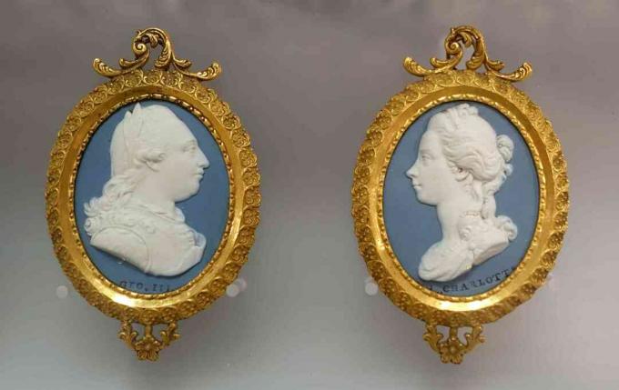 Briti kuninga George III ja kuninganna Charlotte'i Wedgwood Cameo