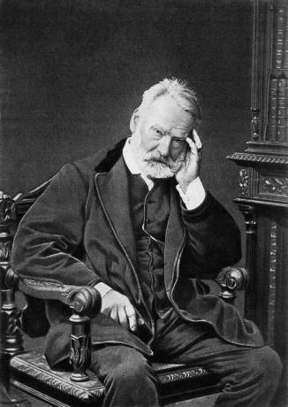 Toolil istuv Victor Hugo