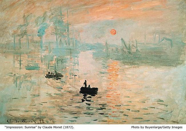Päikesetõus - Monet (1872)
