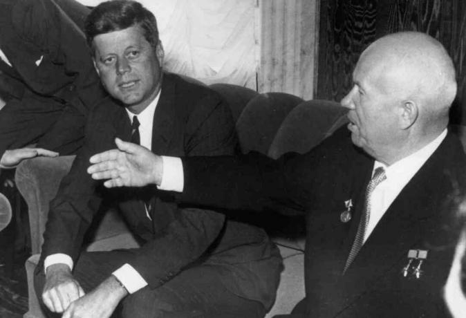 John F. Kennedy ja Nikita Hruštšov Viinis