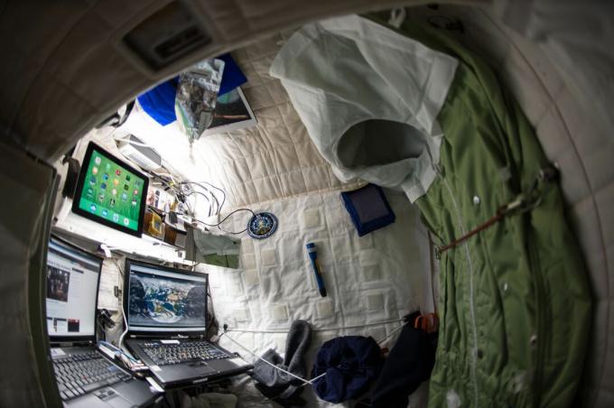 Scott Kelly ISS-i isiklik kvartal.