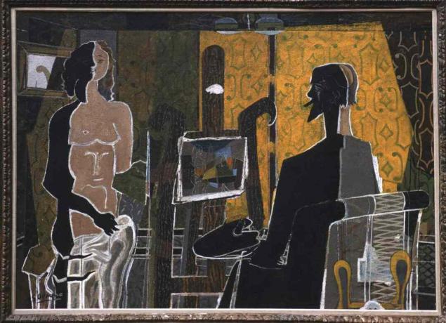 Georges braque maalija ja mudel