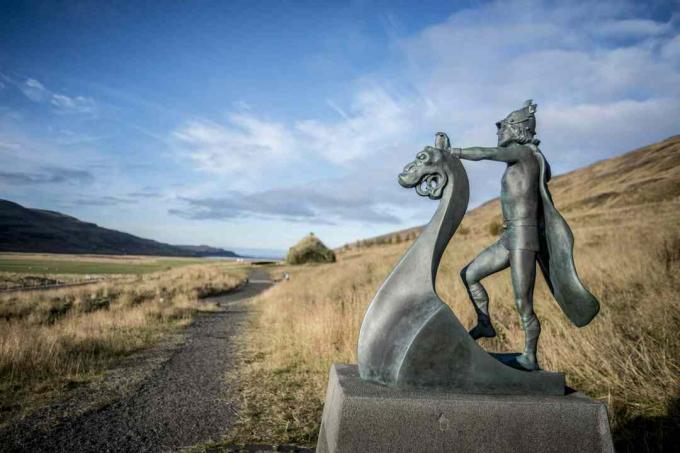 Leif Ericksoni kuju Islandil Eriksstadiris