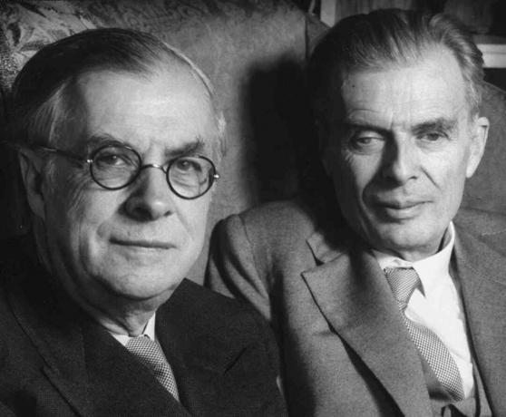 Julian S Huxley; Aldous Huxley