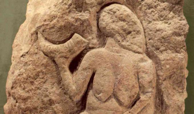 Lausseli Veenus, ülemise paleoliitikumi bareljeef, ca. 25 000 aastat vana