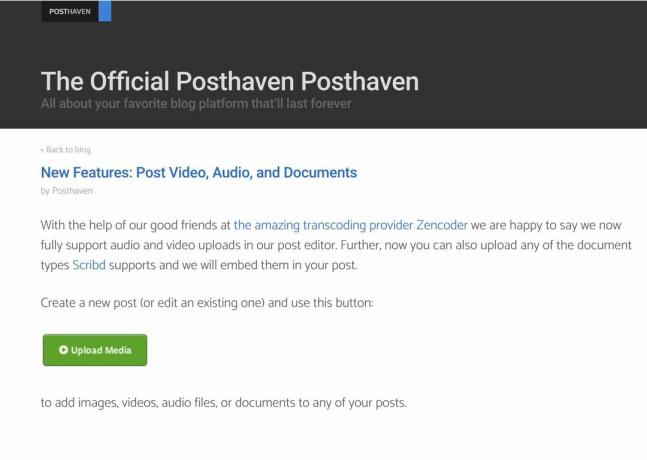 Posthaveni teadaanne video-, heli- ja dokumenditoe kohta