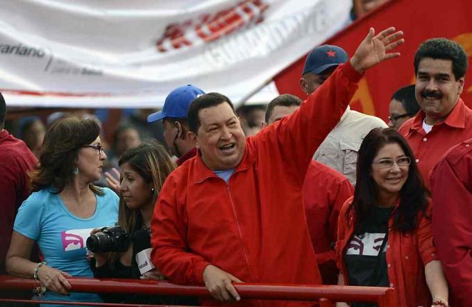 Hugo Chavez koos Nicolas Maduroga, 2012