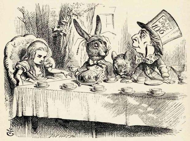 Alice Imedemaal - Mad Hatteri teepidu - Lewis Carrolli raamatust