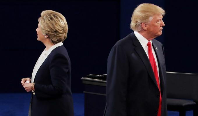 Kandidaadid Hillary Clinton ja Donald Trump peavad Washingtoni ülikoolis teist presidendidebatti
