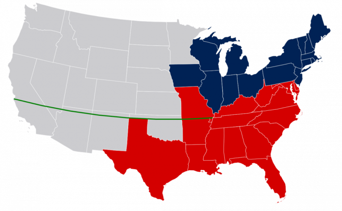 Missouri kompromissi digitaalne illustratsioon.