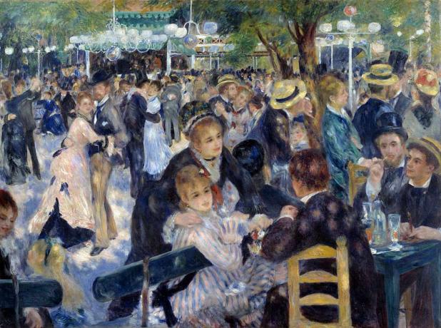 Tants filmis „Le Moulin de la Galette“ - autor Auguste Renoir