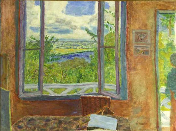 pierre bonnard avatud aken nooda poole