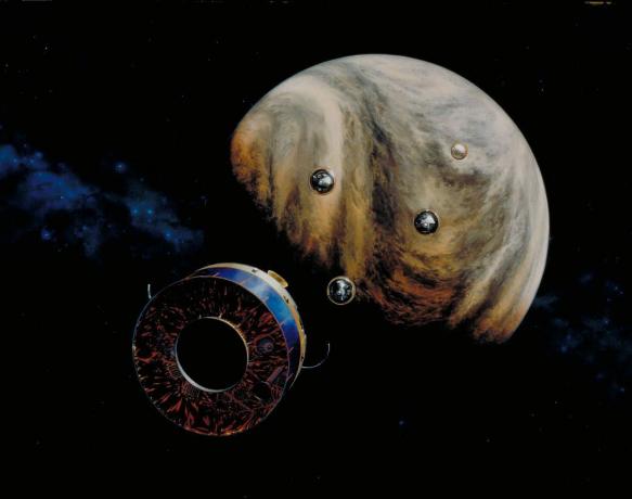 Pioneer Venus multiprobe missioon (kunstniku kontseptsioon).