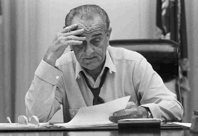 Foto Lyndon Johnsonist 1968. aastal