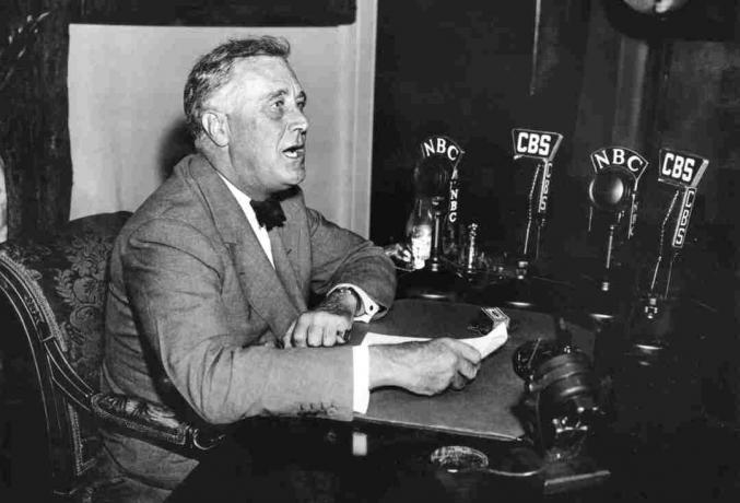 Franklin Roosevelt saateid suure depressiooni ajal