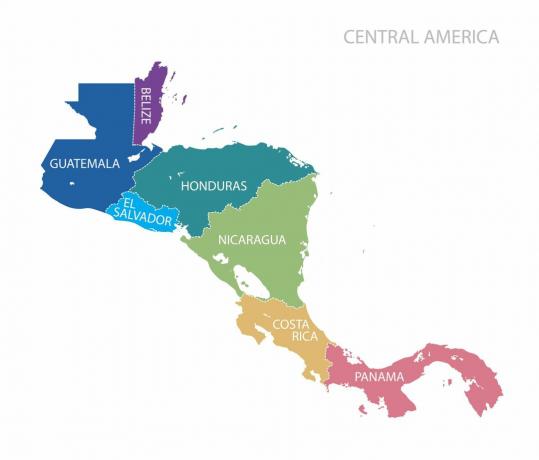 Kesk-Ameerika kaart