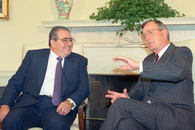 President Bush koos Panama presidendi Endaraga