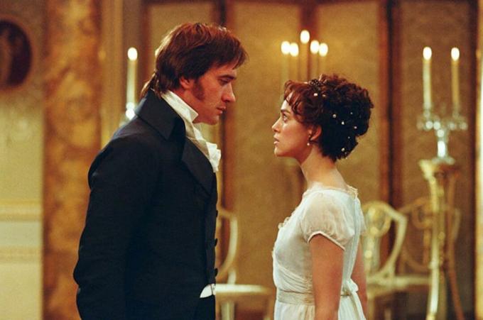Elizabeth ja hr Darcy vahtisid teineteist Netherfieldi pallile