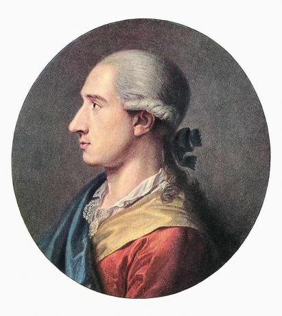 Saksa autori Johann Wolfgang Von Goethe profiil