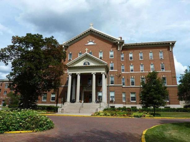 Minnesotas Püha Katariina ülikooli Durhami saal.