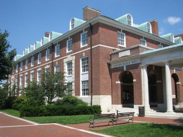 Johns Hopkinsi ülikooli Mergenthaleri saal