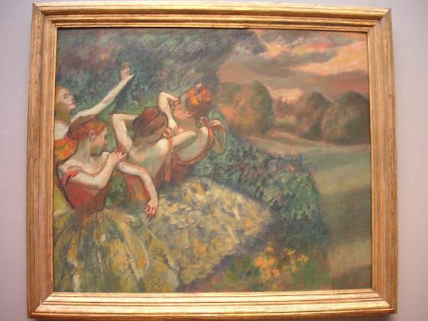 "Neli tantsijat" - Edgar Degas