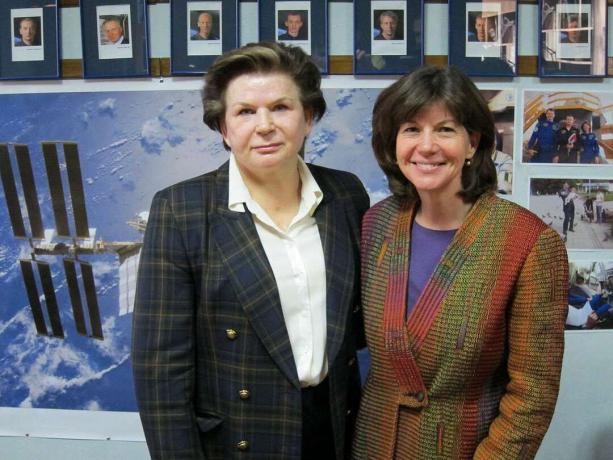 Valentina Tereškova ja Cady Coleman.